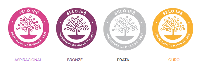 Níveis de Certificação do Selo Ipê de Maringá