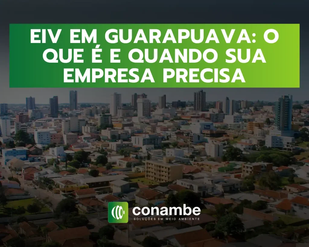 Informação sobre a Necessidade de Licenciamento de EIV em Guarapava com foco no momento adequado e requisitos essenciais para empresas.